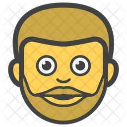 Beard Male Emoji Icon