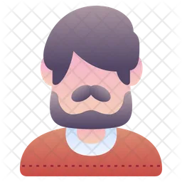 Beard Man  Icon