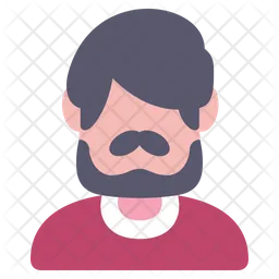 Beard Man  Icon