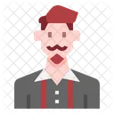 Beard Man  Icon