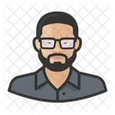 Beard Man Man Beard Icône