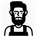 Beard Man  Icon