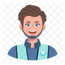 Beard Man  Icon
