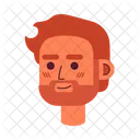 Bearded Caucasian Man Guy アイコン