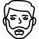 Bearded Avatar Person Icon
