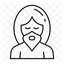 Bearded Lady  Icon