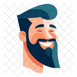 Bearded man  Icon