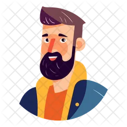 Bearded man  Icon