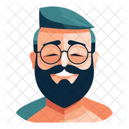 Bearded man  Icon