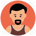 Bearded Man  Icon