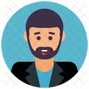 Bearded Man  Icon