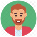 Bearded Man  Icon