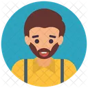 Bearded Man  Icon