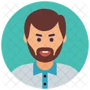 Bearded Man  Icon