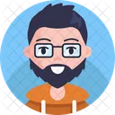 Bearded Man  Icon
