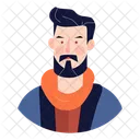 Bearded man  Icon