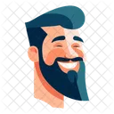 Bearded man  Icon