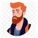 Bearded man  Icon
