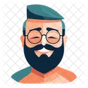 Bearded man  Icon