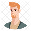 Bearded man  Icon