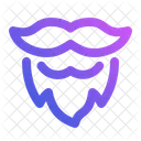 Bearded Mustache Facial Hair Grooming Icon