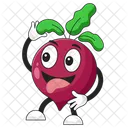 Beat Root Vegetarian Vegetable Icon