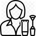 Beautician Professional Artist Icon