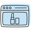 Beauty Bloggers Color Shadow Thinline Icon Icon