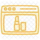 Beauty Bloggers Duotone Line Icon Icon