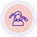 Beauty Business Line Icon Icon