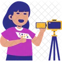 Vlogging Social Media Influencer Icon