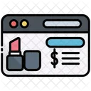 Beauty Website Makeup Icon
