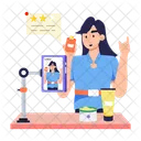 Beauty-Influencerin  Symbol