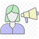Beauty Influencers Lineal Color Icon Icon