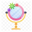 Beauty Mirror Reflector Grooming Icon