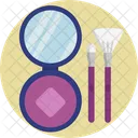 Beauty Mirror Brush Icon