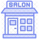 Beauty Salon Duotone Line Icon Icon