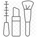 Beauty Tools Thinline Icon Icône