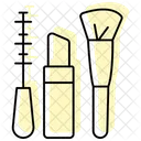 Beauty Tools Color Shadow Thinline Icon Icône