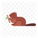 Beaver Animal Wildlife Icon