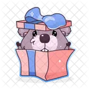 Beaver In Box  Icon