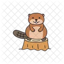 Animal Beaver Cute Icon