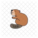 Beaver vector  Icon