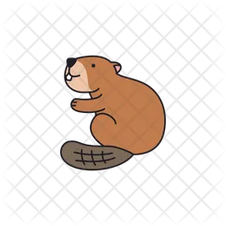 Beaver vector  Icon