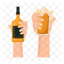 Alcohol Bebidas Vidrio Icon