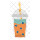 Bebida Boba Fresca y Dulce  Icono