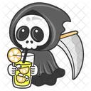 Angel De La Muerte Fantasma Halloween Icono