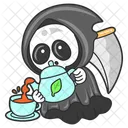 Anjo Da Morte Fantasma Halloween Ícone