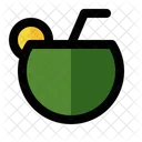 Bebida de coco  Icono