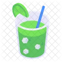 Bebida De Pepino Jugo De Pepino Bebida Refrescante Icono